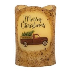 Christmas Truck Timer Pillar