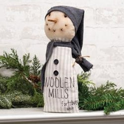 Wollen Mills Snowman Doll