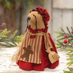 MRS CLAUS MOUSE W/APRON