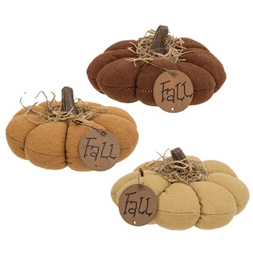 Mini Stuffed Mossy Pumpkin