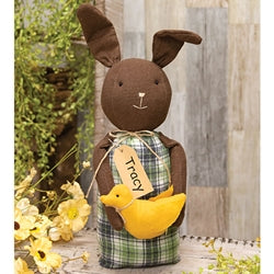 Tracy chocolate bunny doll with chick
