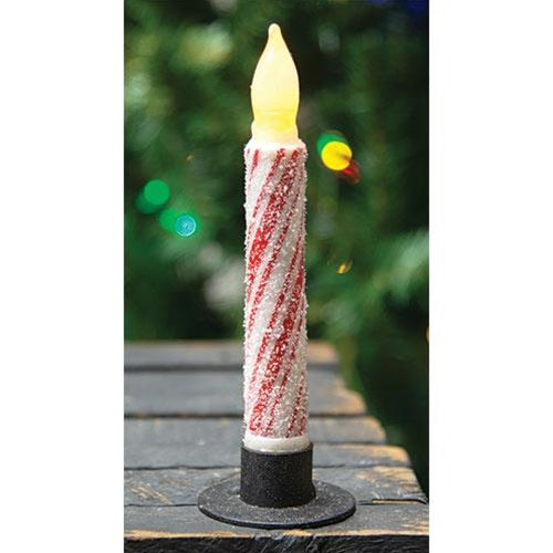 Glittered Led Candy Taper