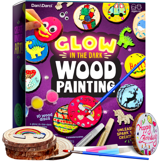Glow in the Dark Wood Painting