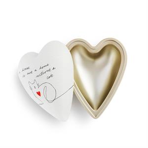 Cat Love Heart Art Keeper