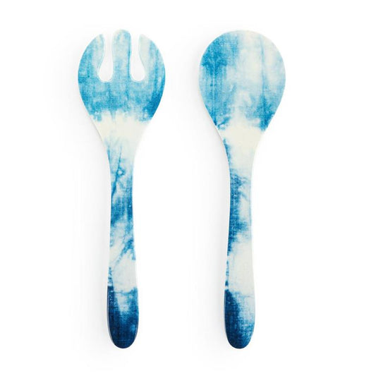 Indigo Melamine Serving Utensils