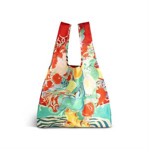 Floral Stripes Artlifting Tote