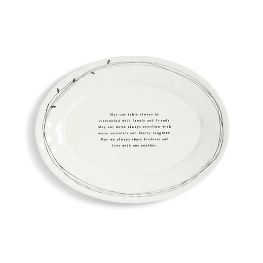 Family Blessings Platter 17X13IN