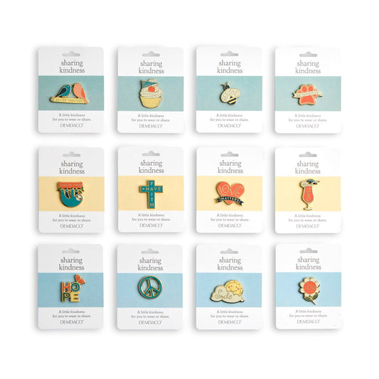 Sharing Kindness Assorted Enamel Pin