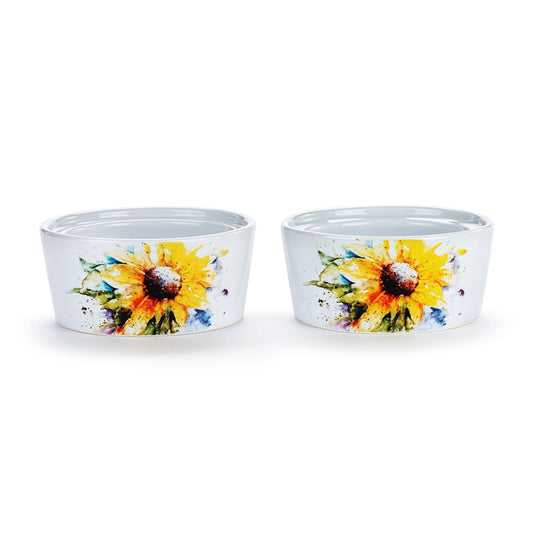 Sunflower Ramekins Set of 2
