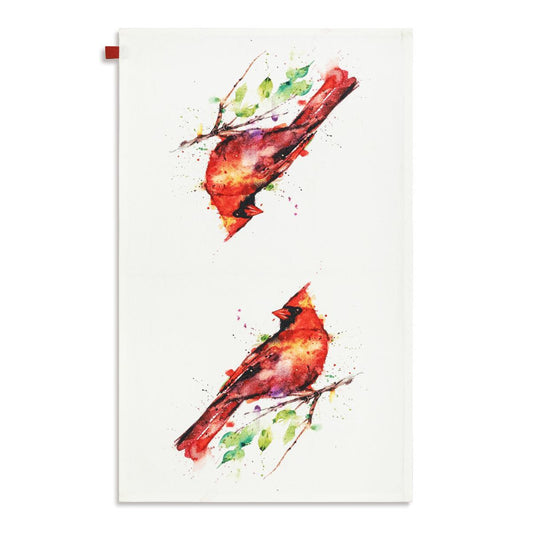 Spring Cardinal Kitchen Towel