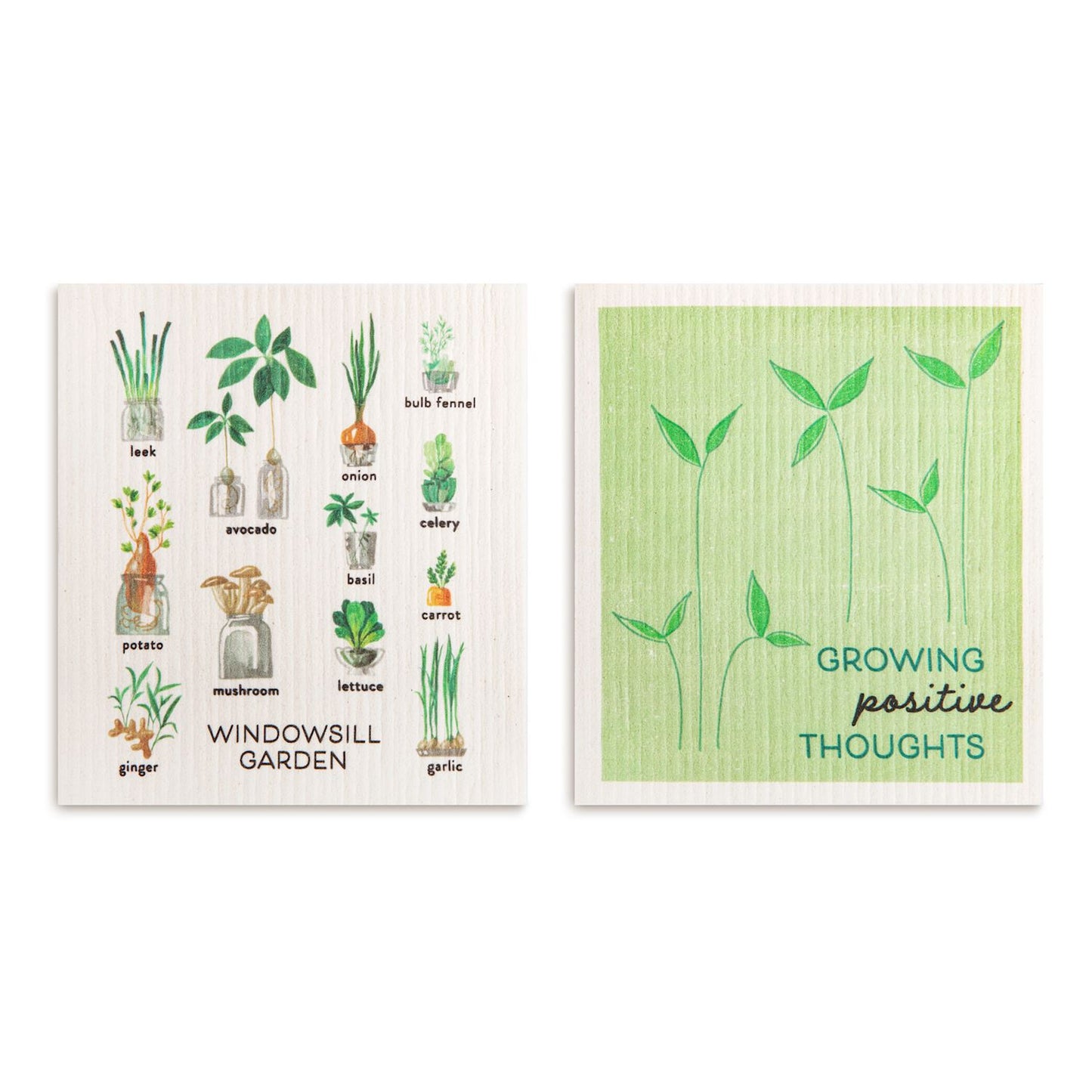 Windowsill Garden SWEDISH DISHCLOTH SET