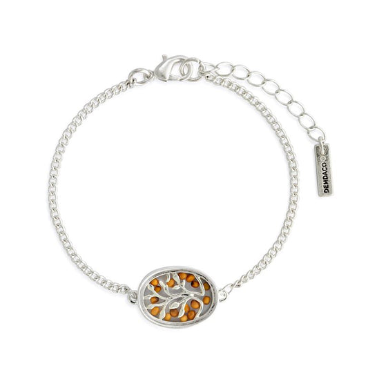 7" Silver Mustard Seed Bracelet
