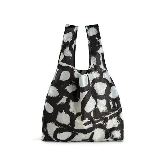 Off White and Black Artlifting Tote
