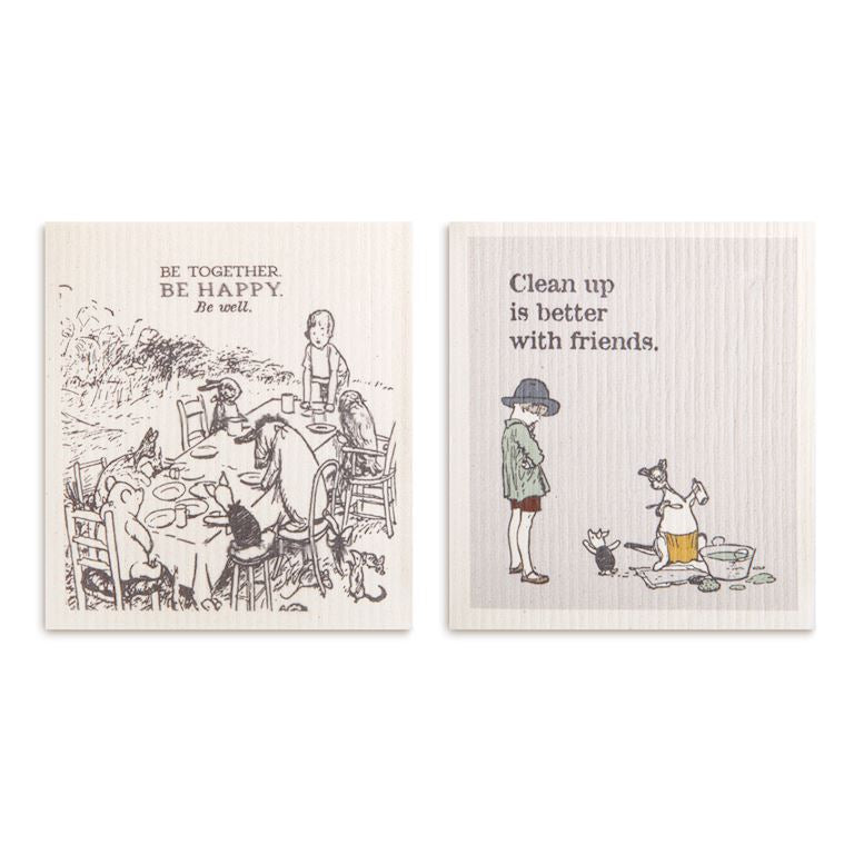 Pooh & Friends Swedish Dish Cloth Set