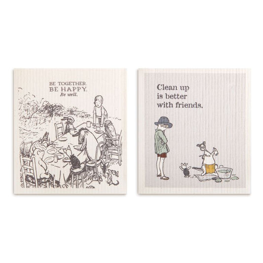 Pooh & Friends Swedish Dish Cloth Set