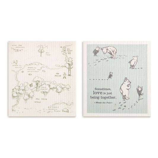 Pooh Together Swedish Dish Cloth Set