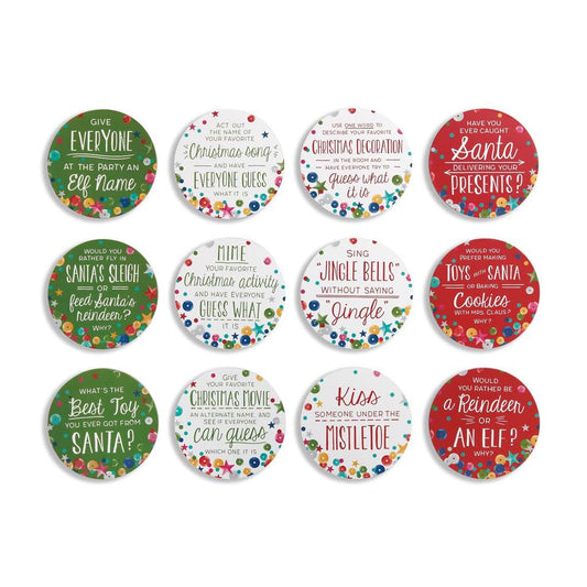 Christmas Conversation Coaster Set