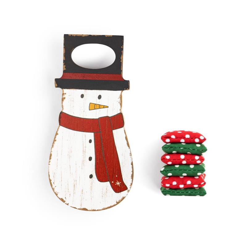 Snowman Tabletop Beanbag Toss