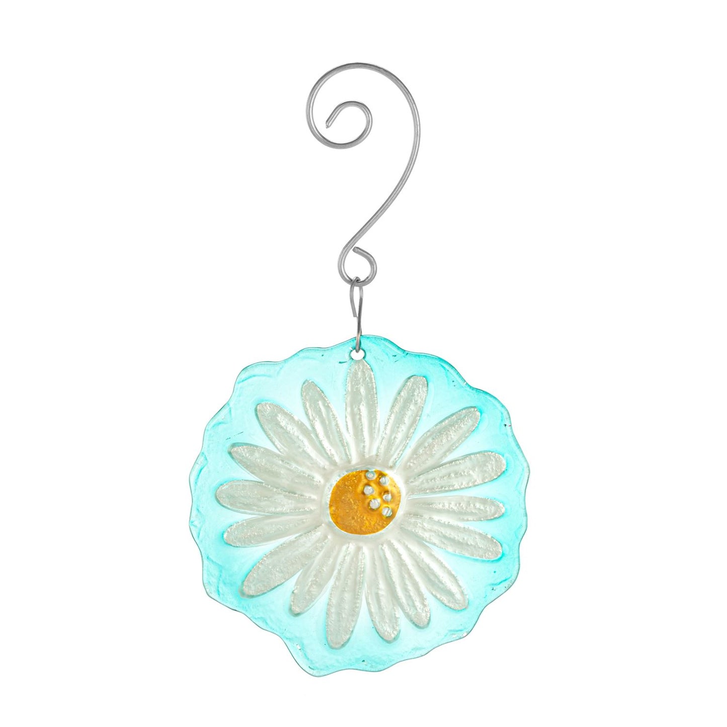 Glass Daisy Ornament