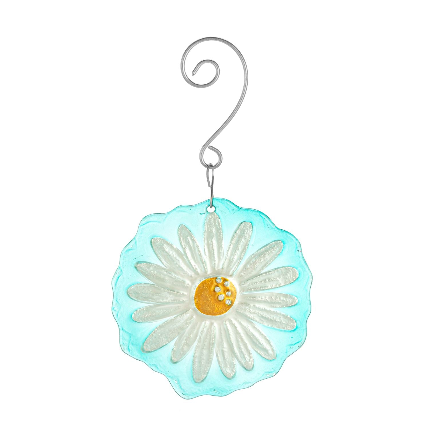 Glass Daisy Ornament