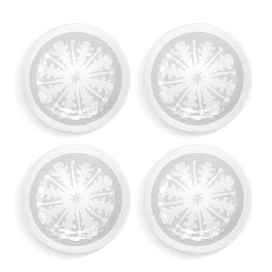 Snowflake Appetizer Plates Set of 4