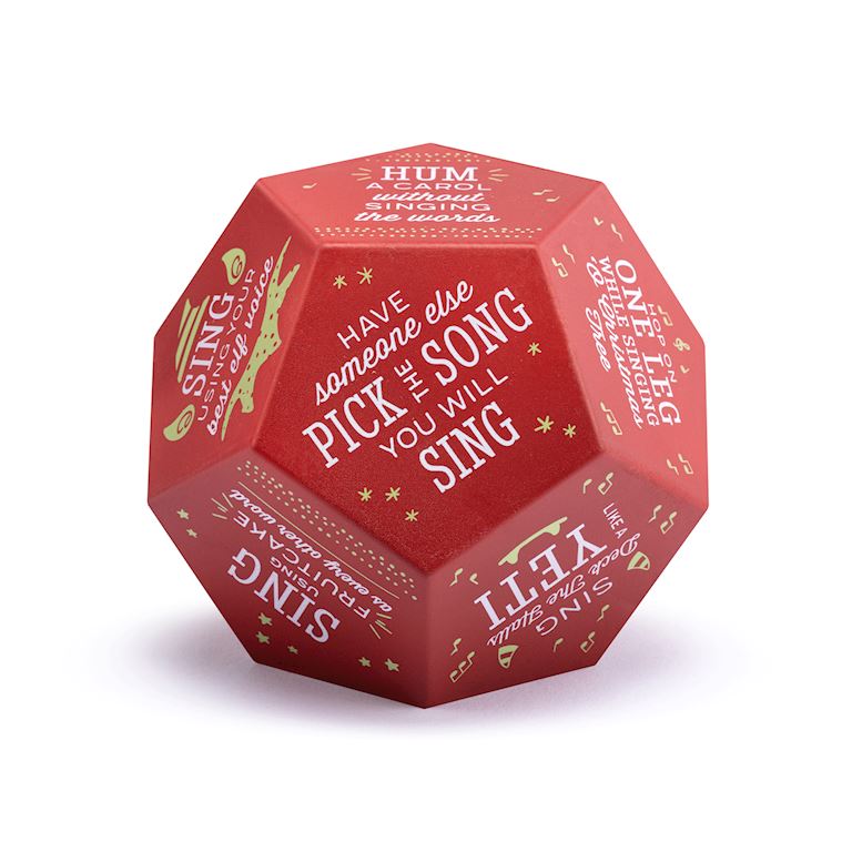 Christmas Karaoke 12 Sided Foam Dice