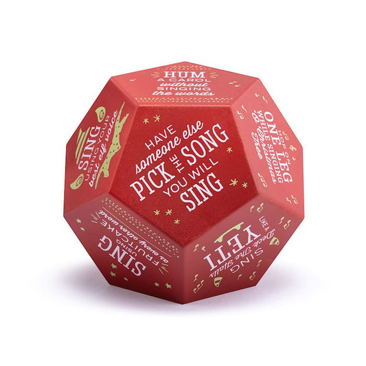 Christmas Karaoke 12 Sided Foam Dice