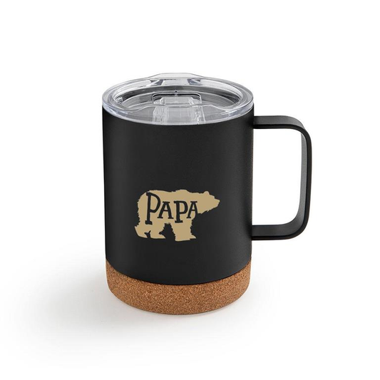 PAPA BEAR METAL TRAVEL MUG