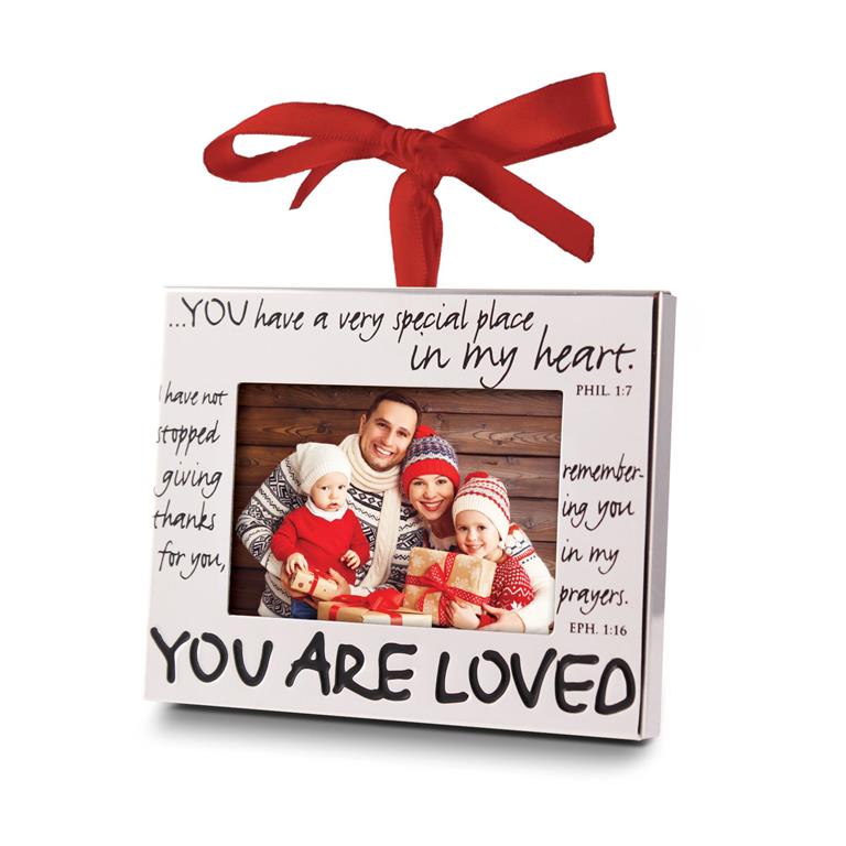 YOU ARE LOVED FRAME ORNAMENT
