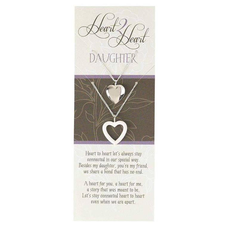 Daughter SP HEART 2 HEART 16" NECKLACE