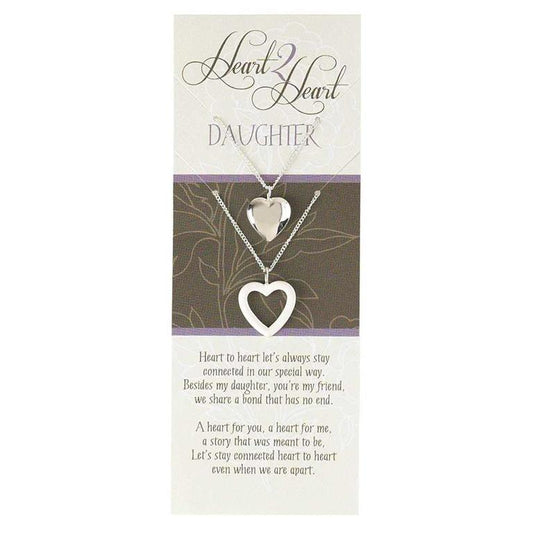 Daughter SP HEART 2 HEART 16" NECKLACE