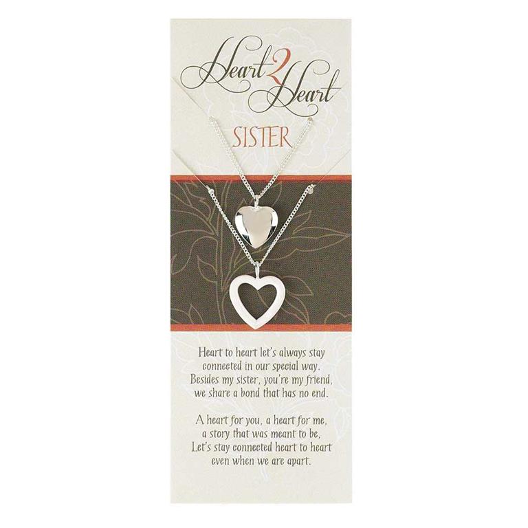 Sister SP HEART 2 HEART 16" NECKLACE