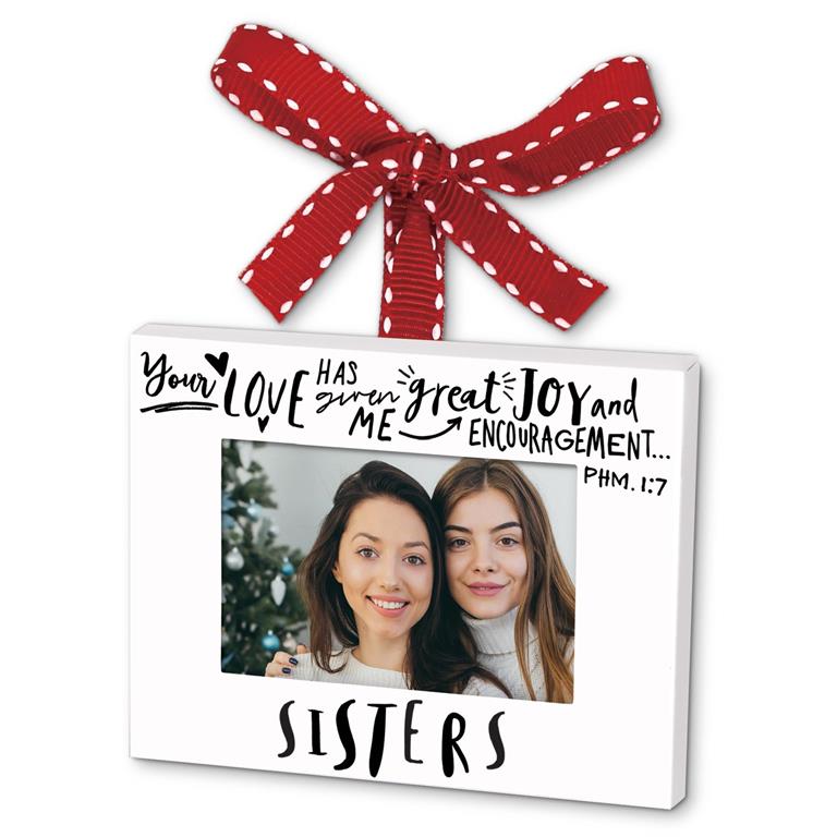 SISTERS FRAME ORNAMENT