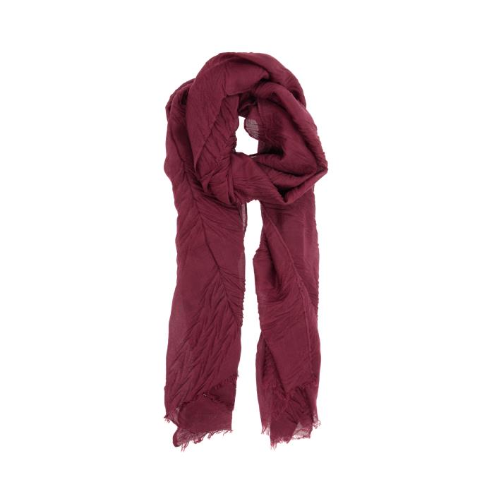 Magenta Matelasse Scarf