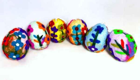 Felted Wool Egg Ornament