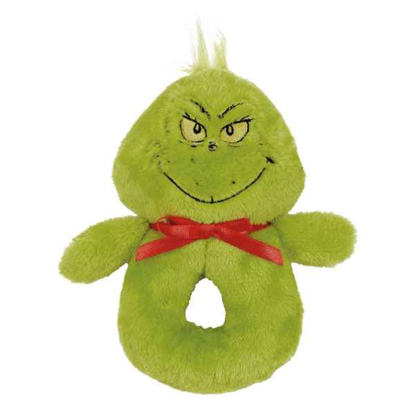 Baby Grinch Round Rattle