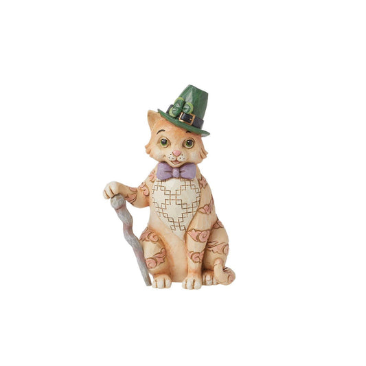 IRISH TABBY CAT JIM SHORE FIGURINE