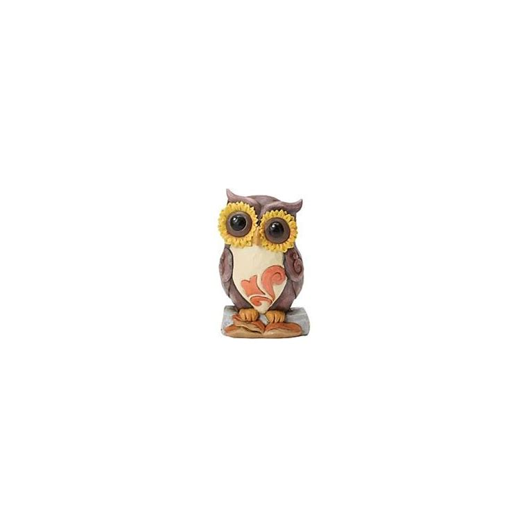 Owl On Log Jim Shore Figurine