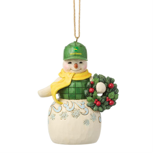 Snowman John Deere Ornament