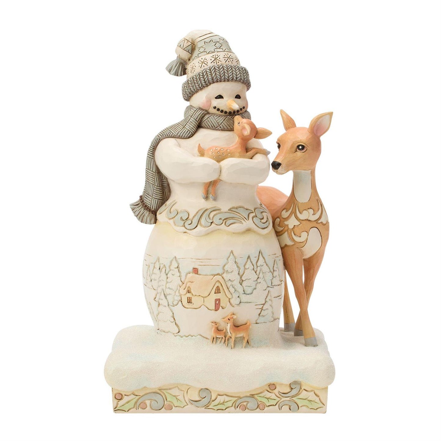 Woodland Snowman Figurine