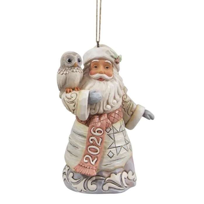 2026 Woodland Santa Ornament