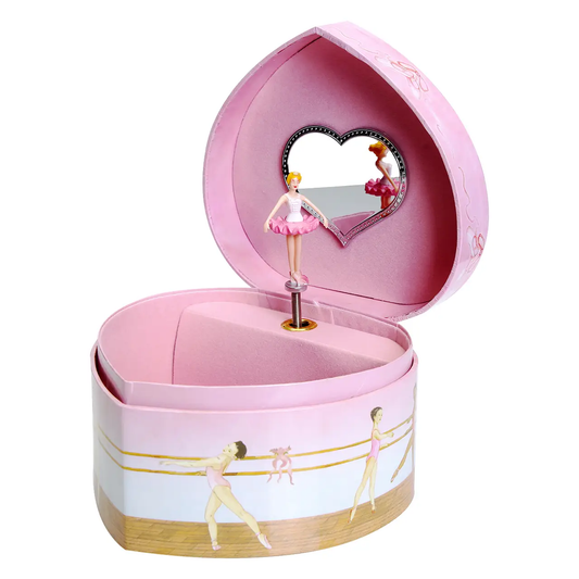 BALLERINA Heart MUSIC JEWELRY BOX