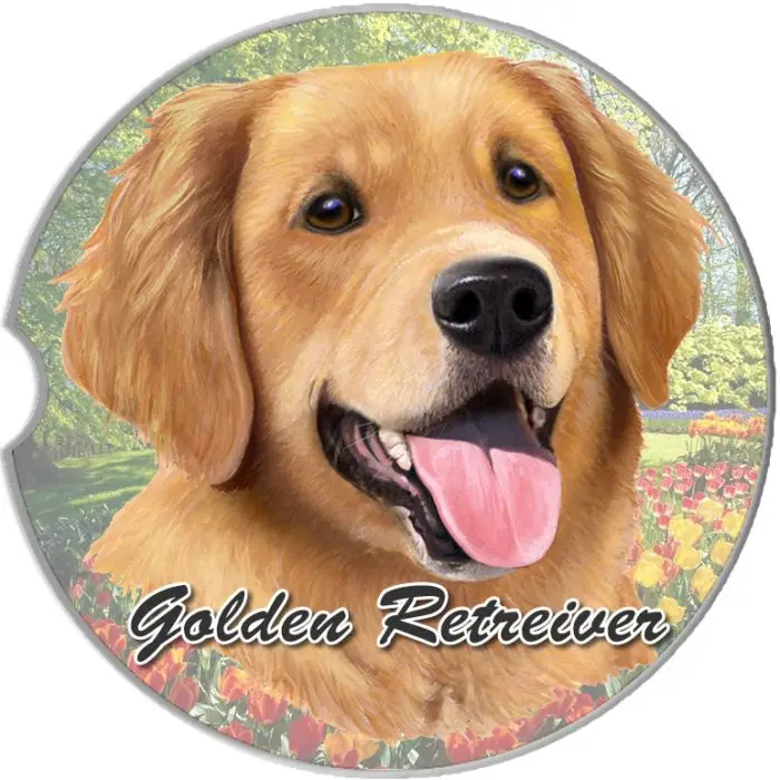 GOLDEN RETRIEVER COASTER