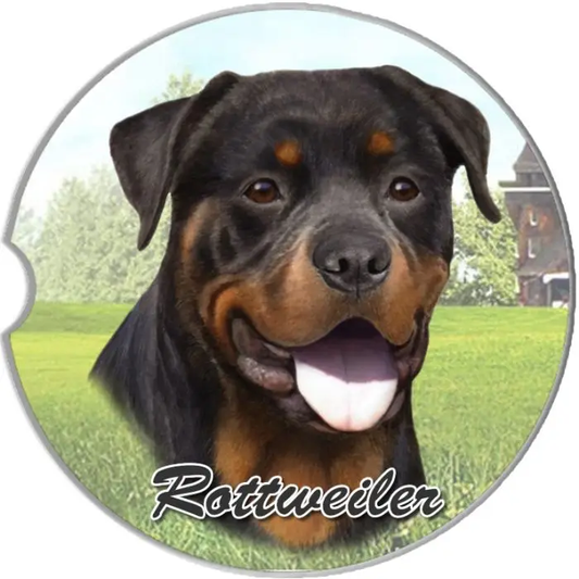 ROTTWEILER FACE COASTER
