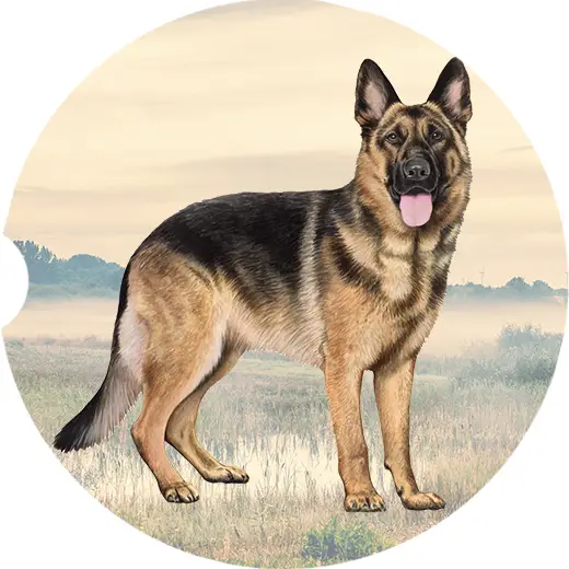 GERMAN SHEPHERD CAR COASTER