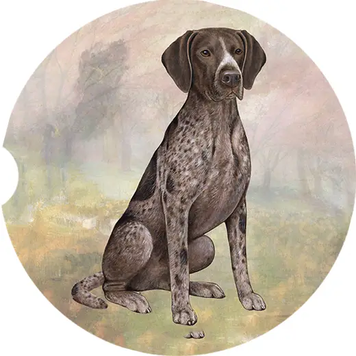 GERMAN SHORTHAIRED POINTER CAR COASTER