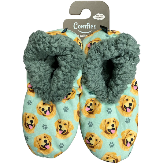 GOLDEN RETRIEVER SLIPPERS