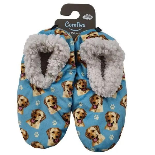 YELLOW LABRADOR SLIPPERS