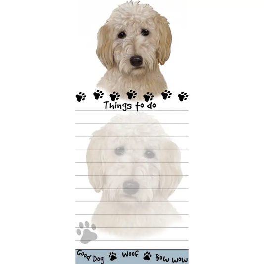 Goldendoodle Diecut Notepad