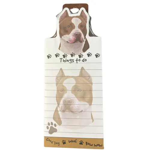 Pitbull Diecut Notepad